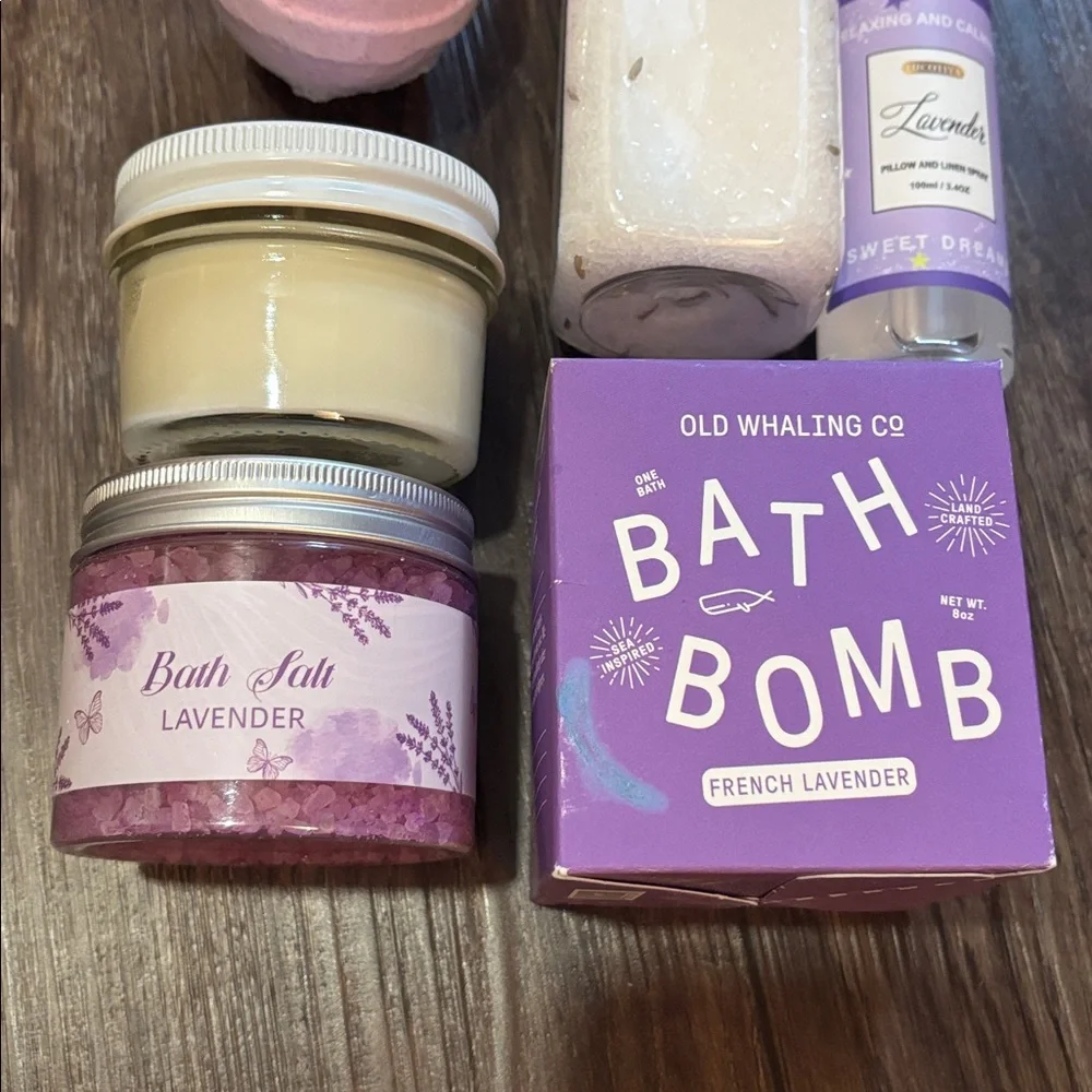 Lavender Bath Set - Picture 2 of 7